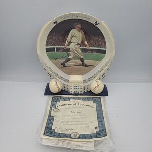 Babe‎ Ruth "The Sultan Of Swat" Bradford Exchange Plate Limited Edition